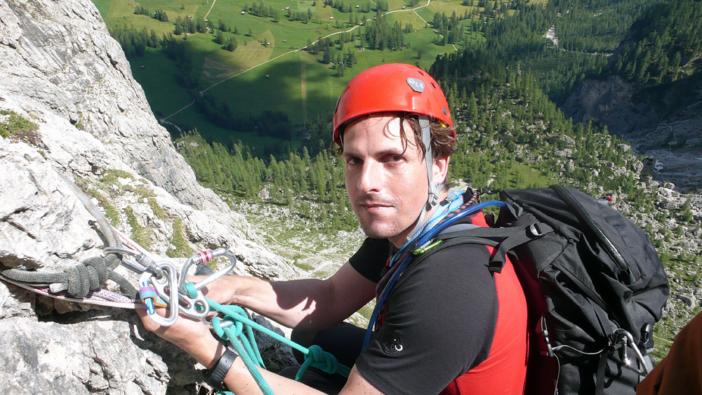 via dalla chiesa030.JPG - Ein breiteres Grinsen war in 150m Höhe nicht drin :-)